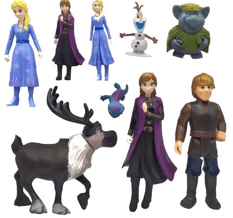 Figurki Frozen Kraina Lodu Elsa Anna Zestaw Oficjalne