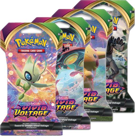 Pokémon: Sword & Shield - Vivid Voltage - Sleeved Booster Pack ...