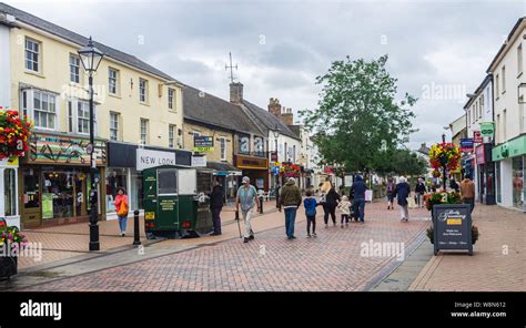 Stormy skies over Bicester Town Centre, Oxfordshire, England Stock ...