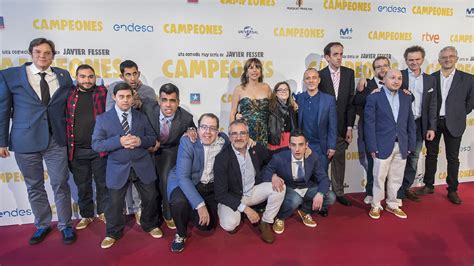 Así fue la alfombra roja de Campeones la nueva película de Javier