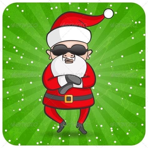 Animated Dancing Santa Clip Art