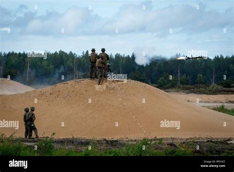 U S Marines With Black Sea Rotational Force Fire A Fgm