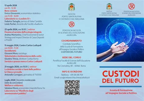 Custodi Del Futuro La Scuola Di Formazione Allimpegno Sociale E