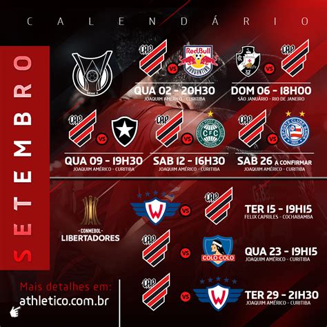 Athletico Paranaense Site Oficial Confira O Calendário De Jogos Do