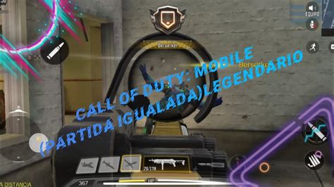 Call Of Duty Mobile Partida Igualada Legendario Youtube