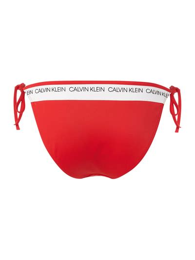 Kup Online Calvin Klein Underwear Figi Bikini Z Paskami Z Logo Czerwony