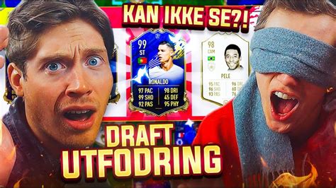 Kan Ikke Se Blindfold Draft Challenge Norsk Fifa Youtube