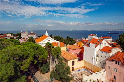 Premium Photo Panoramic View Of Lisbon City From One Of Viewpoints