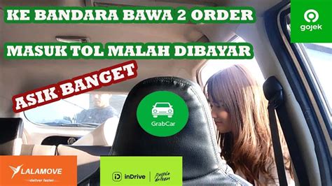 LIVE ONBID DOUBLE ORDER KE BANDARA GOCAR GRABCAR INDRIVER LALAMOVE