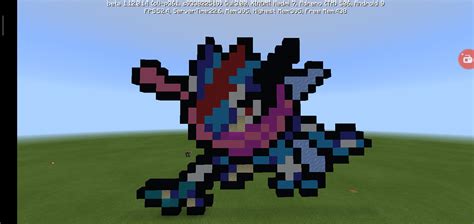 My First Try Creating An Ash Greninja Pixel Art Yes I Did Copy It R