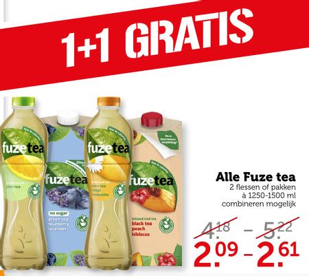 Fuze Tea Ice Tea Folder Aanbieding Bij Coop Details