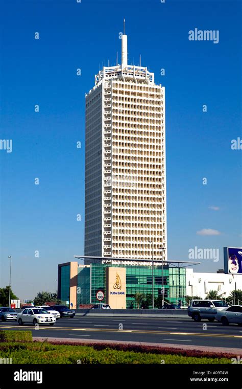 Dubai City World Trade Center Stock Photo - Alamy