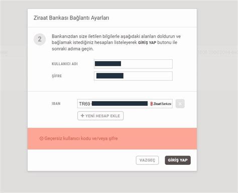 Ziraat Bankas Hesap Hareketleri Web Servisimize Eri Im Problemi