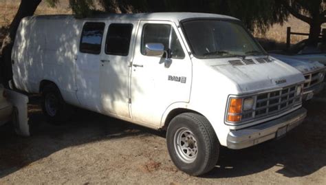 1987 Dodge Ram Maxivan Work Cargo Van 105k Miles One Ton 360 V8