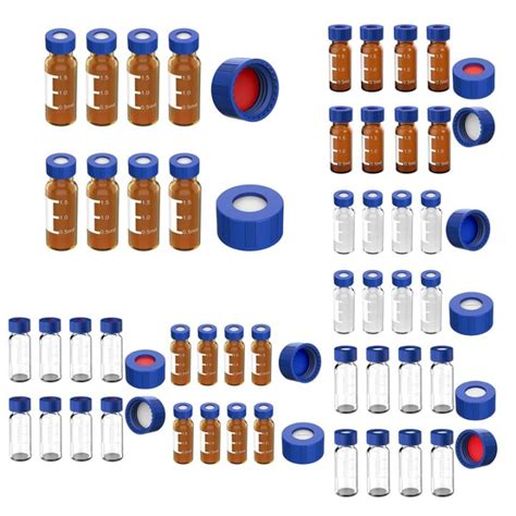 Ml Autosampler Vials Pack Of Hplc Vials Vials With Blue