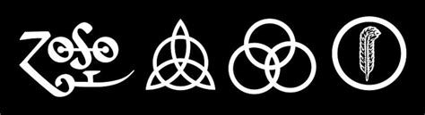 Led Zeppelin Runes Bumper Sticker Etsy