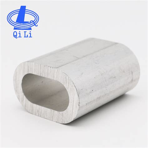 High Quality Din Sleeve Oval Aluminum Ferrule For Wire Rope Sling