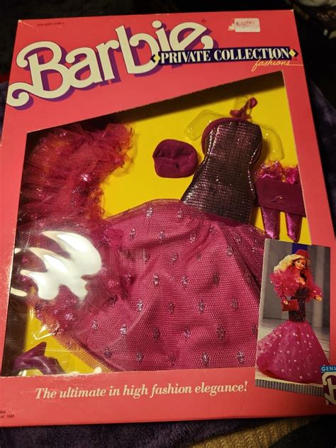 Mattel Barbie Private Collection Fashions Pink Metallic Gown Nrfb