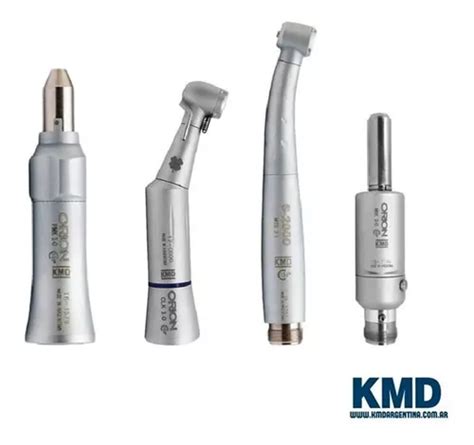 Kit Kmd X4 Turbina Micromotor Contraangulo Pm Odontología