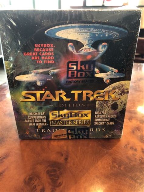 Star Trek Master Series 1993 Skybox Unopened Box Of 36 Packs Factory