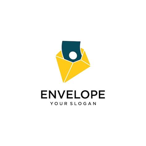 Premium Vector | Envelope logo design with money