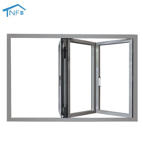 Foshan Factory Exterior Aluminium Windproof Folding Windows