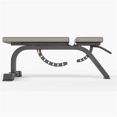 Adjustable Weight Flat Bench 01 3D model - Download Sports Equipment on ...