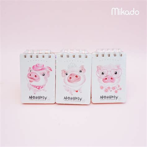 A Pig Notebook A Languo Spiral Small Notebook Shopee Malaysia