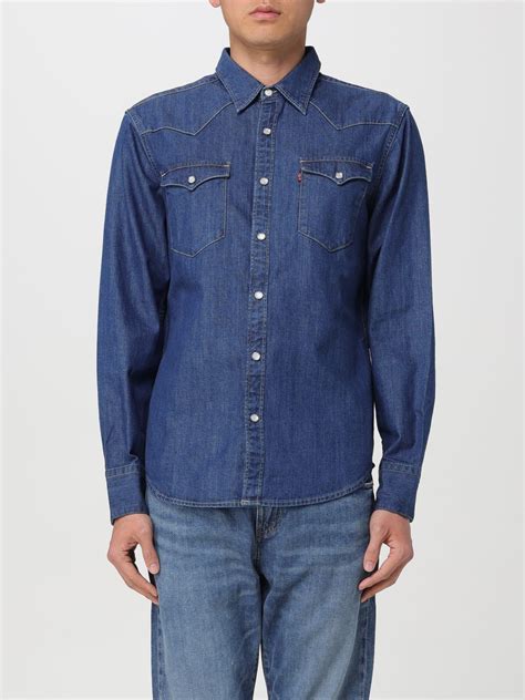 LEVI'S: Shirt men - Blue | Levi's shirt 857440041 online at GIGLIO.COM