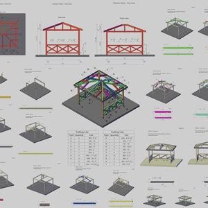 Gazebo Plans 12X14, Pavilion Plans, Garden Pavilion Plans, Gable ...