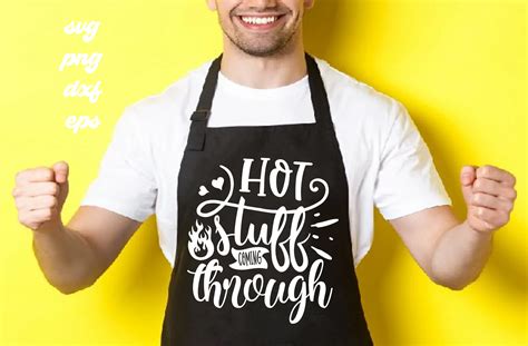 Hot Stuff Coming Through Graphic By CraftieDesigns Creative Fabrica