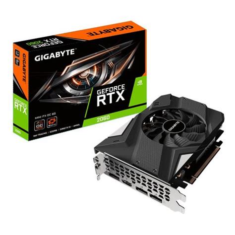 Gigabyte GeForce RTX 2060 Mini ITX OC 6G 6GB GDDR6 PCIe Hardwarecamp24