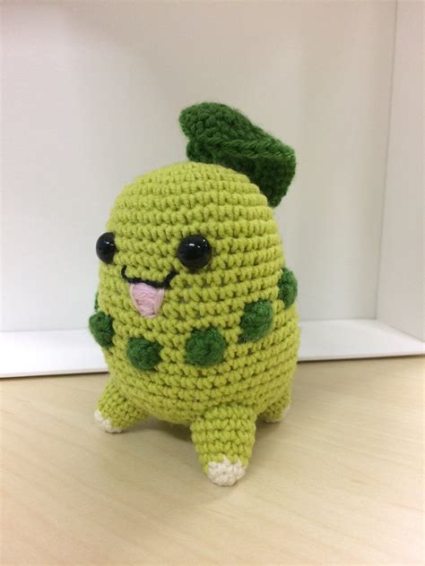 Chikorita I Crocheted For The Redditts Pokemon Exchange Free