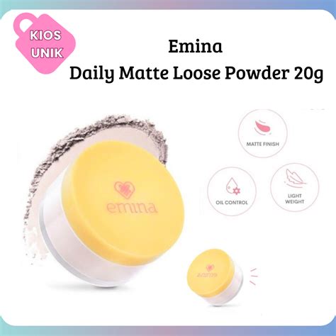 Jual Emina Daily Matte Loose Powder 20g Bedak Tabur Shopee Indonesia