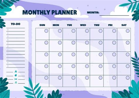 Customiza Gratuitamente Esta Plantilla De Calendario Mensual Rellenable