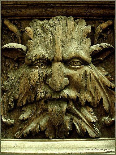 Greenman Head Green Man Sculpture Art