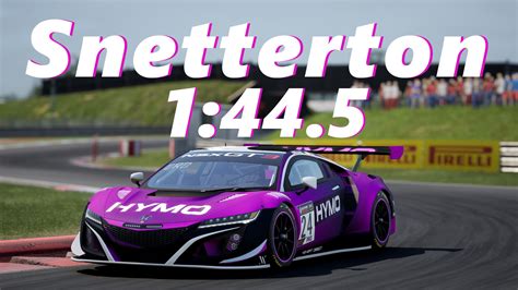 Honda NSX EVO GT3 Snetterton E Sports Setup Share Your Car Setups And