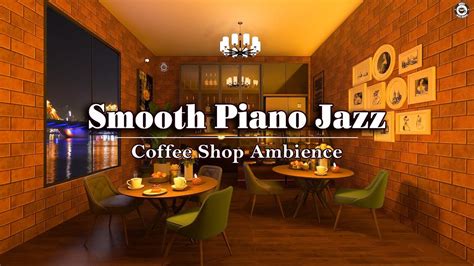 Smooth Piano Jazz Music And Beautiful Lakeside Scenery In 4k Coffee Shop