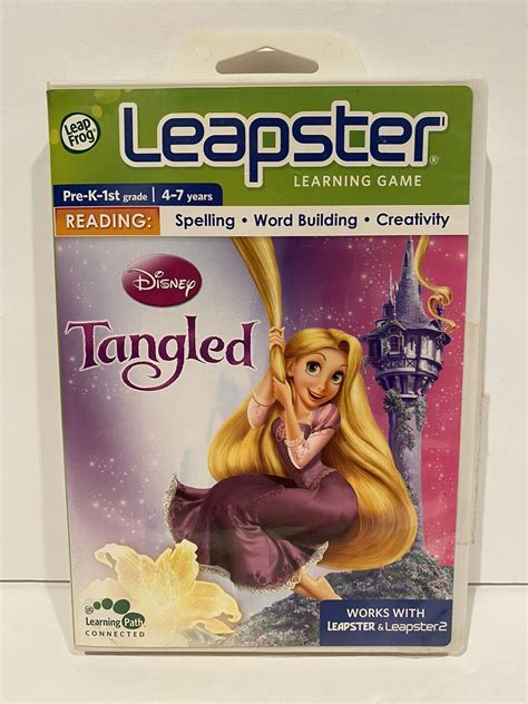 Leapfrog Leapster Learning Game Disney Tangled Leapster 1 And Leapster