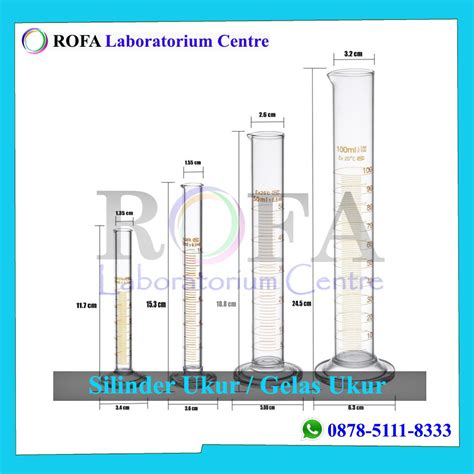 Jual Gelas Ukur Silinder Ukur Measuring Cylinder 100 ML Shopee