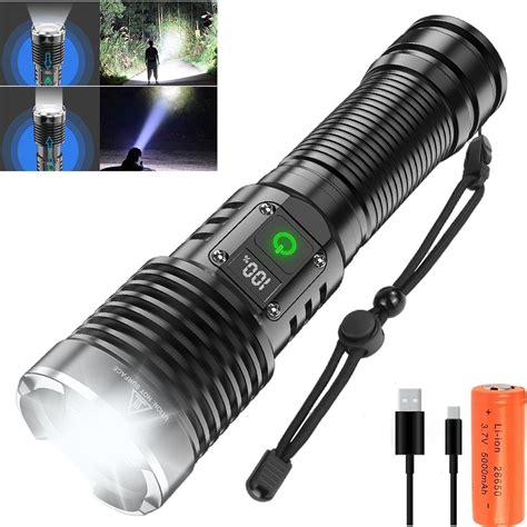 Calyrex Torch Led Super Bright Xhp Led Torches Rechargeable