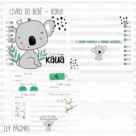 Livro Do Beb Koala Menino Elo Produtos Especiais