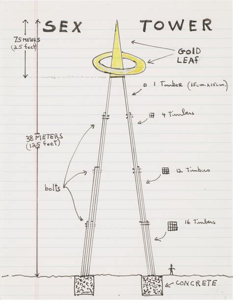 Sex Tower By Chris Burden Artsalon