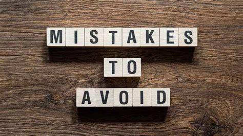 Seven Investing Mistakes To Avoid Value Research