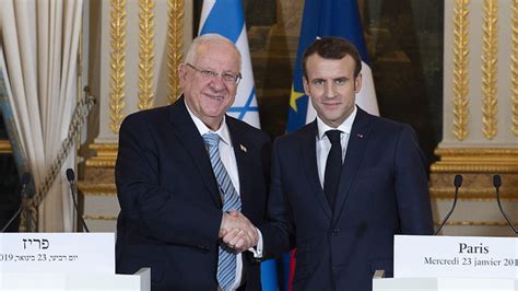 Presidente Israele Rivlin A Macron Antisemitismo Affronto A Umanit