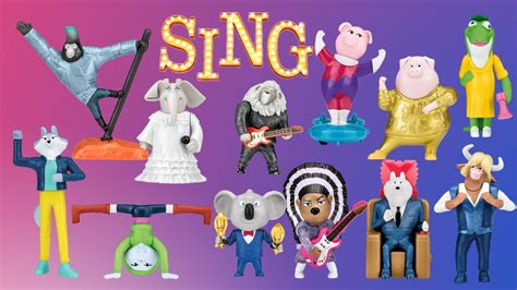 Full Global Set Of Sing 2 Mcdonalds Happy Meal December 2021 Youtube