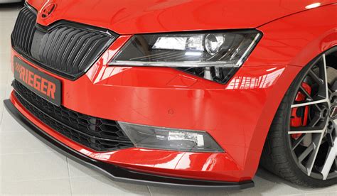 Rieger Cup Spoilerlippe F R Skoda Superb Iii V Frontspoiler