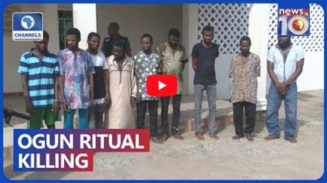 Police Arrest Ritualist Gang In Ogun State Nigeria Television