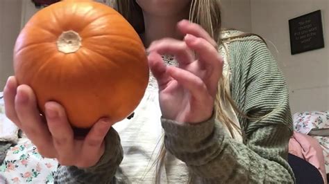 Asmr Pumpkin Tapping And Scratching Youtube