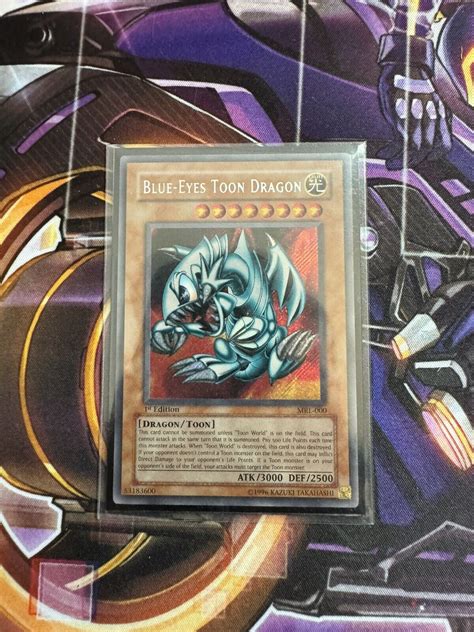 Yu Gi Oh TCG Blue Eyes Toon Dragon Magic Ruler MRL 000 1st Edition